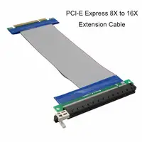 Super Performance PCI E PCI-E Express 8X до 16X удлинитель плоский патч-корд ленточный конвертер удлинитель адаптер Лидер продаж