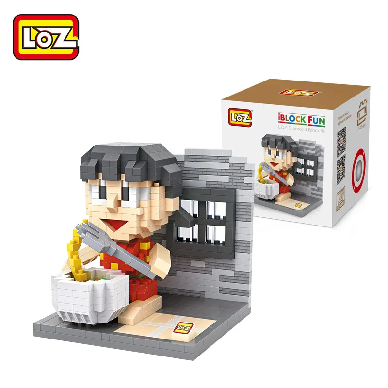 Loz Doraemon Minamoto Shizuka bloques ladrillos educativos niños juguetes Menino Loz Doraemon Minamoto Shizuka bloques ladrillos educativos niños juguetes Menino