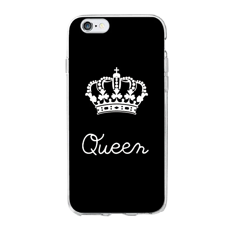 Fashion Luxury Crown King Queen Soft TPU Back Covers For IPhone 5 5S 5SE 6 6s 7 7Plus 8 8Plus X XS Max SAMSUNG Fundas Capas Fashion Luxury Crown King Queen Soft TPU Back Covers For IPhone 5 5S 5SE 6 6s 7 7Plus 8 8Plus X XS Max SAMSUNG Fundas Capas