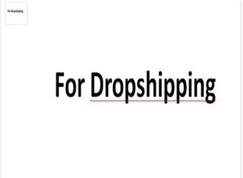 

dropshipping