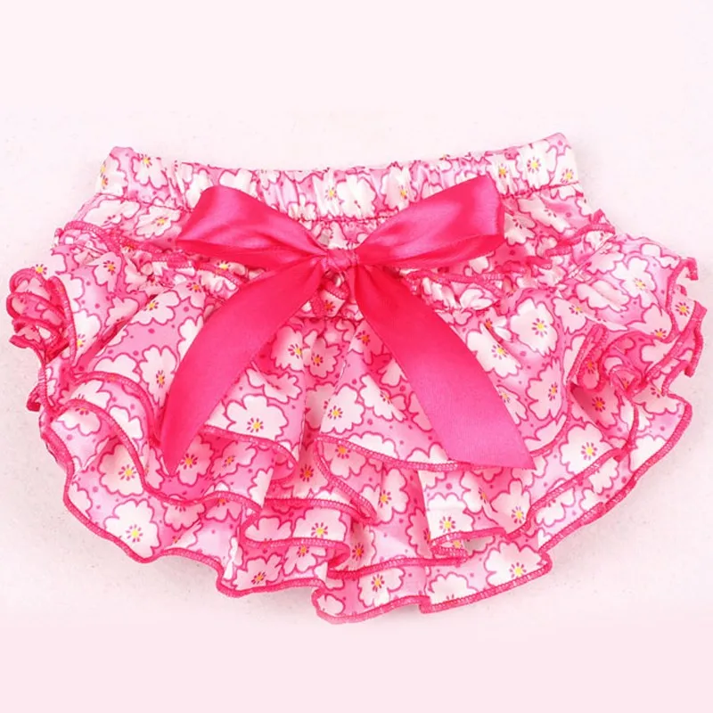 BEFORW Newborn Baby Girls Skirt Satin Bow Solid Dot Print Baby Girls
