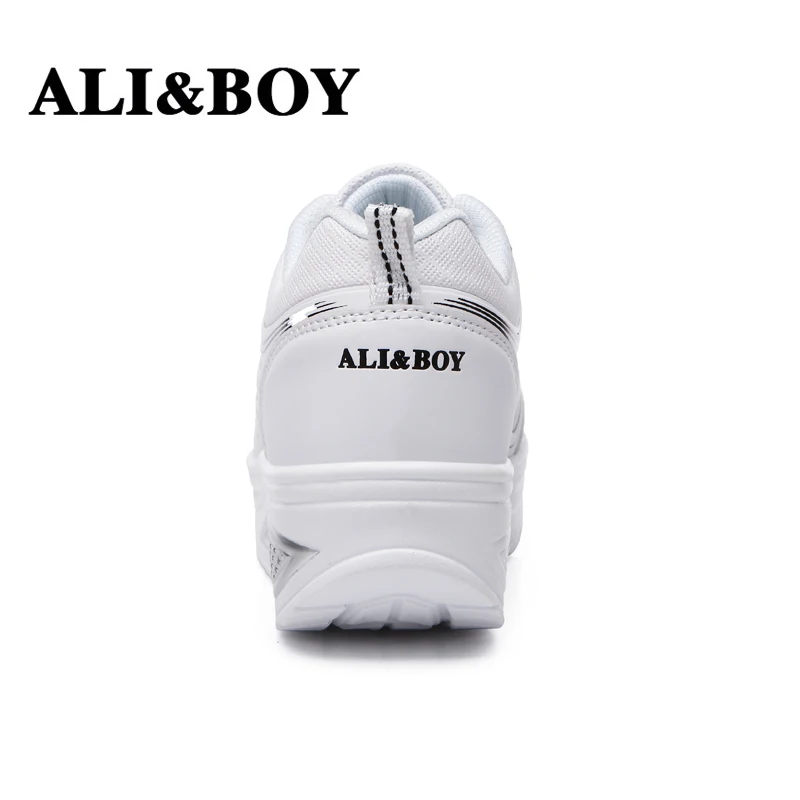 ALI & BOY/2017 женские кроссовки из искусственной кожи обувь для похудения на