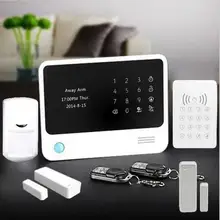 Factory supply Home Security Alarm system Dual Network WiFi/GSM Burglar WIFI Digital Alarm System+Wireless RFID keypad
