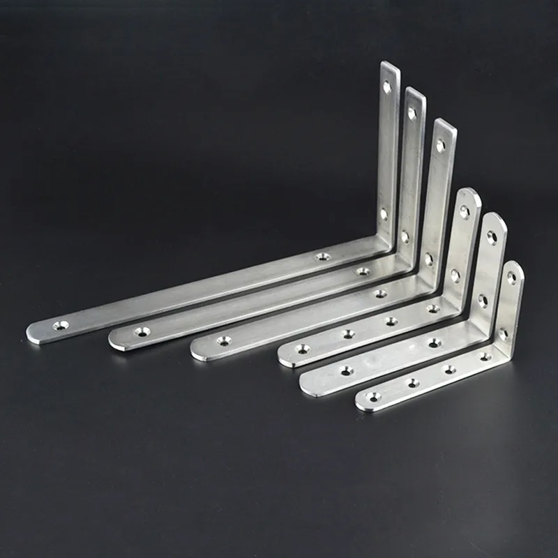 25 115mm 90 degree right angle T / L shaped chair Brackets Fixed stainless steel Corner Brackets