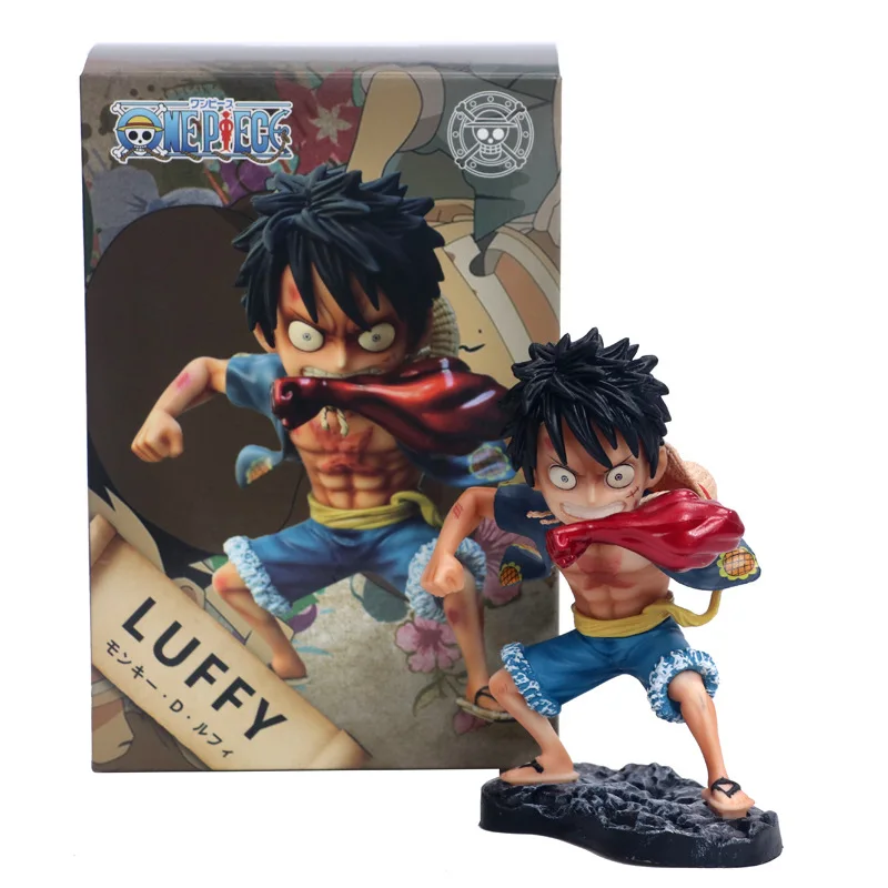 Anime One Piece GK Luffy Transform Cute Ver. Figure Model Toys 14cm