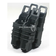 Тактический Molle FastMag Журнал Клип Набор для M4/пистолет/MP5 черный/FG/Tan