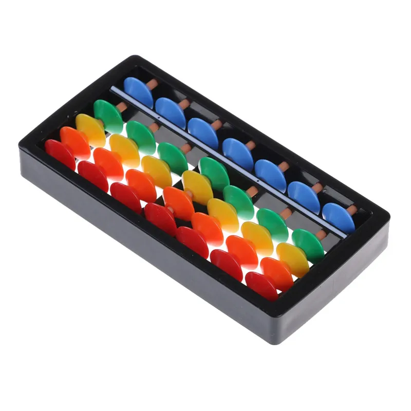 

1 Pcs Kids Baby Plactic Abacus Toys Small Calculator Handcrafted Educational Children's Calculating Beads Early Learning Toy