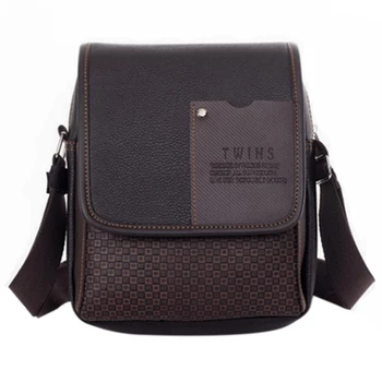 

Pu Leather Men Messenger Bag Briefcase shoulder crossbody handbag business bag casual men's travel bag