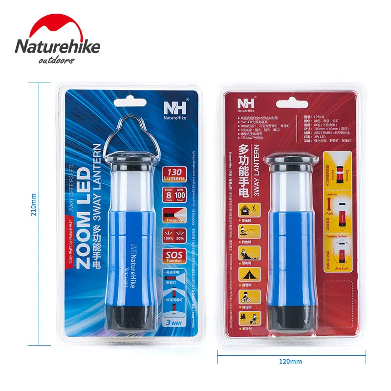 NatureHike NH15A003 I 130 люменов водонепроницаемый мини CREE R2 светодиодный светильник для