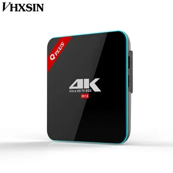 

VHXSIN 50 PCS/LOT Q Plus 3G/32G Amlogic S912 Octa Andorid 7.1 TV BOX 2.4G/5GHz Dual WiFi