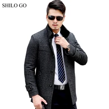 5XL New Mens Winter Grey Jacket Coats Thick Parkas Plus Size Real Mink Collar Mink Fur Lining Business Outwear Fur coat