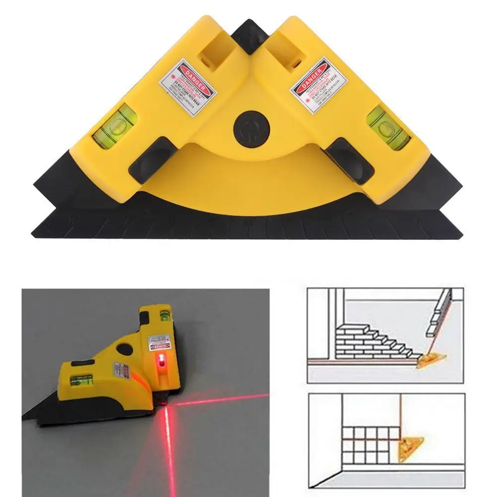 1 PCS Right angle 90 degree square Laser Level high quality tool laser Measurement tool level