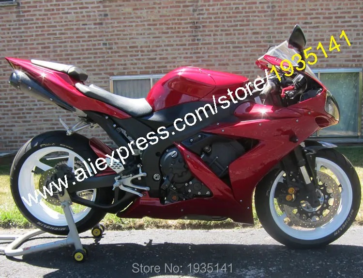 Обтекатель красного цвета для мотоцикла Yamaha YZF R1 2004 2005 2006 YZF1000 04 05 06|r1 hoody|r1 tyrer1 |