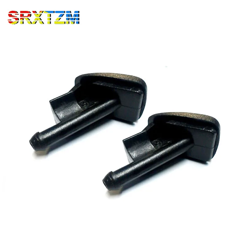 

SRXTZM 2PCS 61601384859 Left Windshield Washer Spray Black Nozzle Non-Heated Fit for BMW E36 Z3 M3 318i Car Accessories