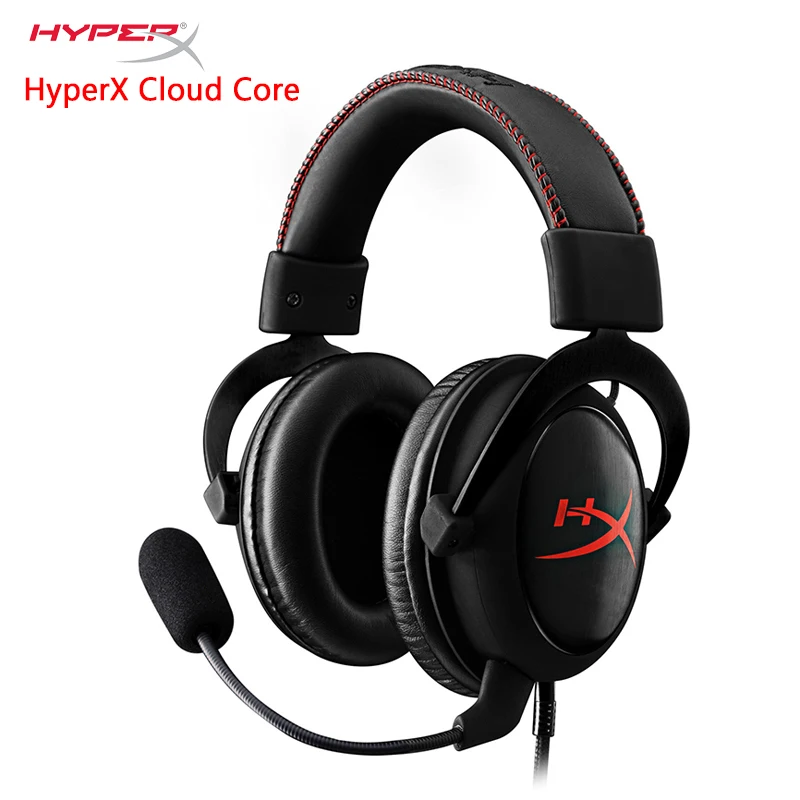 HyperX Cloud core Cloud игровая гарнитура и HyperX Cloud Virtual 7,1 объемный звук USB звуковая карта продается отдельно