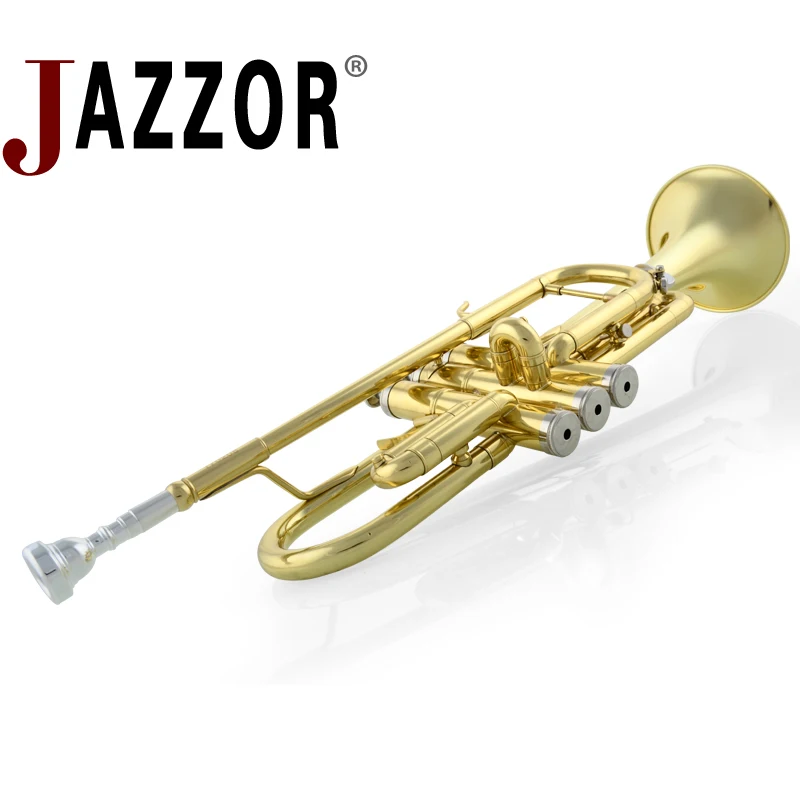 JAZZOR JBTR 700 professional C плоская труба Улучшенный Высококачественный золотой лак с