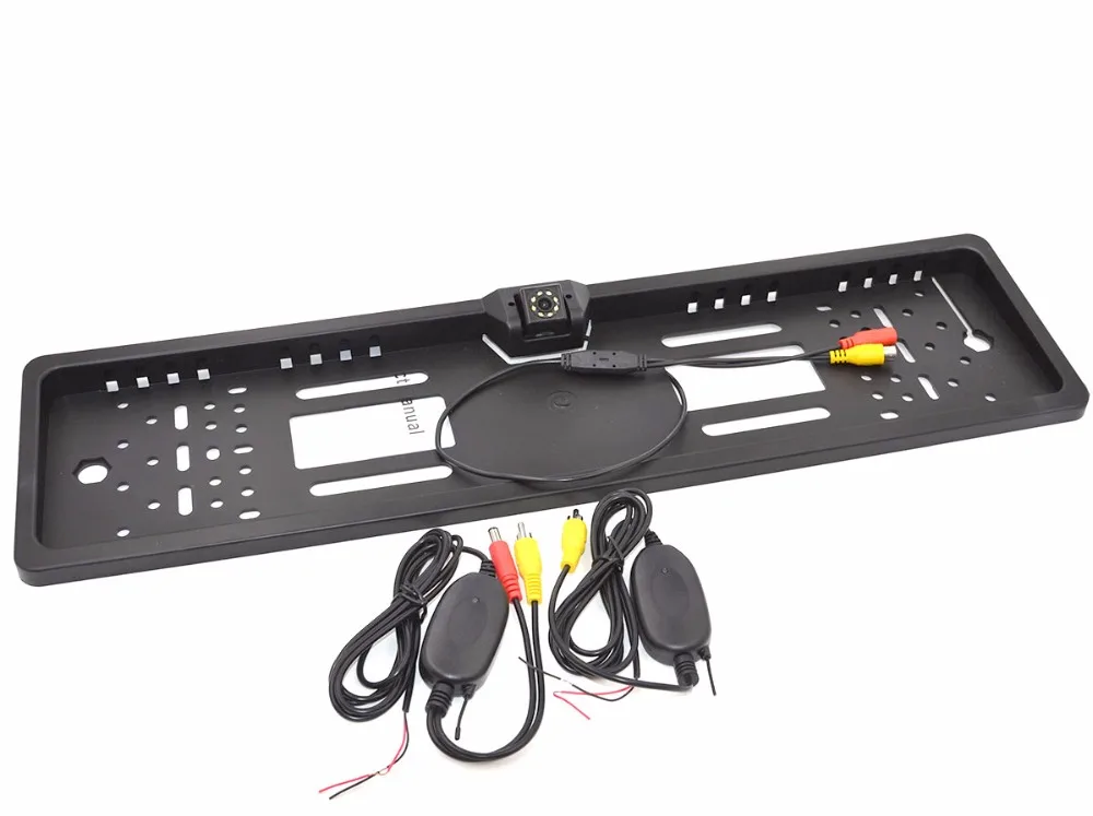 Wireless reverse number plate camera night vision parking camera