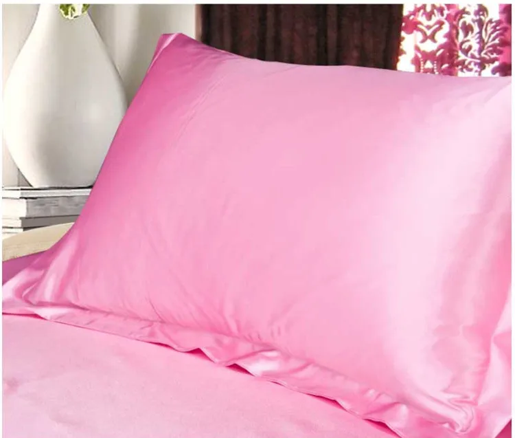 1 шт. чистый под шелк атлас наволочка одна подушка чехол многоцветный 5 - Color: AS