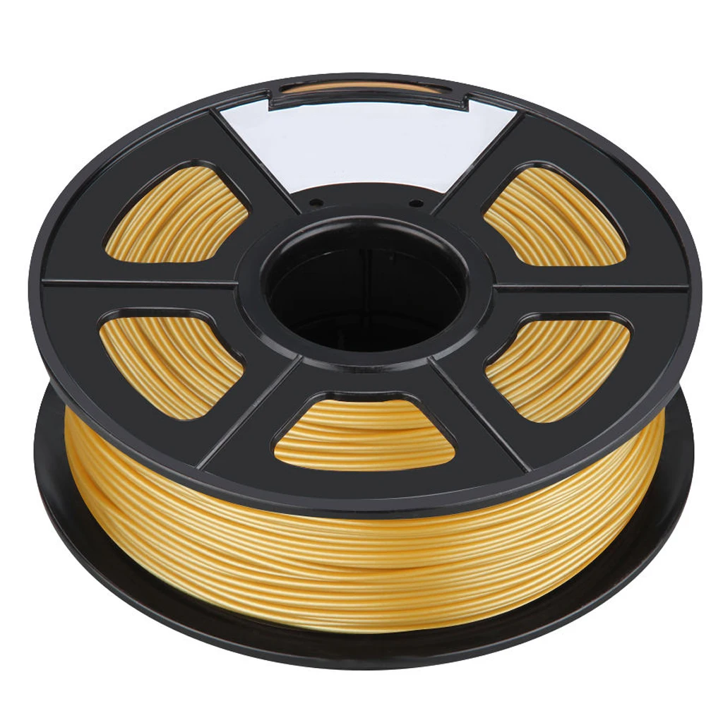 

3D Filament 3.0mm PLA for Print RepRap MarkerBot Rapman 1kg/2.2lbs, Gold