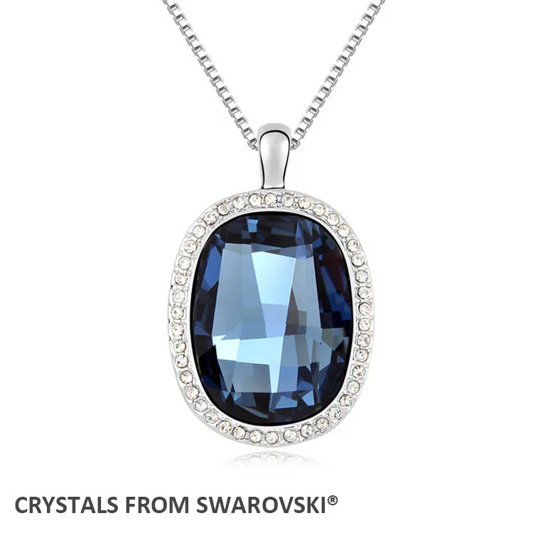 

2016 Christmas gift for girlfriend! hot drop pendant necklace with Crystals from Swarovski wholesale
