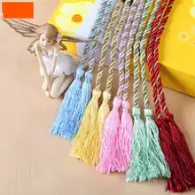 Одна пара Tieback занавес декоративные аксессуары ручной работы кисточкой декоративные веревки, шнурки занавес Бретели для нижнего белья галстук ленты m208