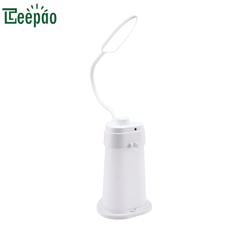 

Creative Portable Hand-held LED Desk Lamp Kids Eyes Protection Reading Bedside Lamp Timer Table Night Light with USB Port