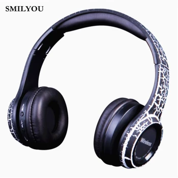 

SMILYOU MS992 Unique /Crack/ Wireless Bluetooth Headphone Earphone Stereo Headset Sport Bluetooth Earpiece Headphones For Phones