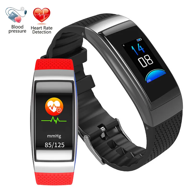 

Smart Band Color LCD Fitness Waterproof Smart Watch Bracelet Heart Rate Blood Pressure Monitoring for iOS Android