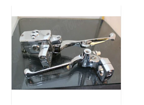 

1" Handlebar Skull Control Reservoir Brake Clutch Levers For Suzuki Boulevard C50 Volusia 800 C90 M109R C109 Marauder 800 M50