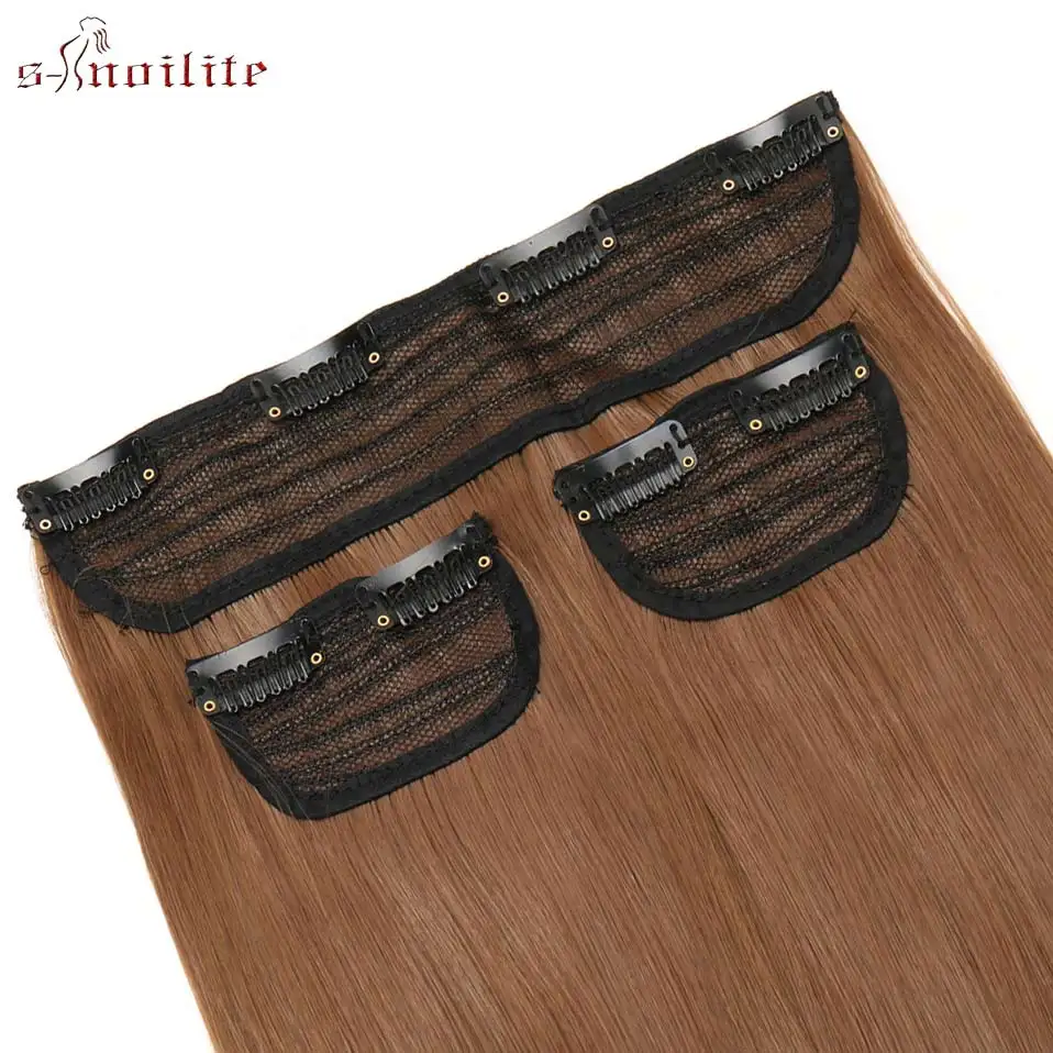 С noilite 20 &quot3 шт./компл. длинные прямые Для женщин клип в наращивание волос