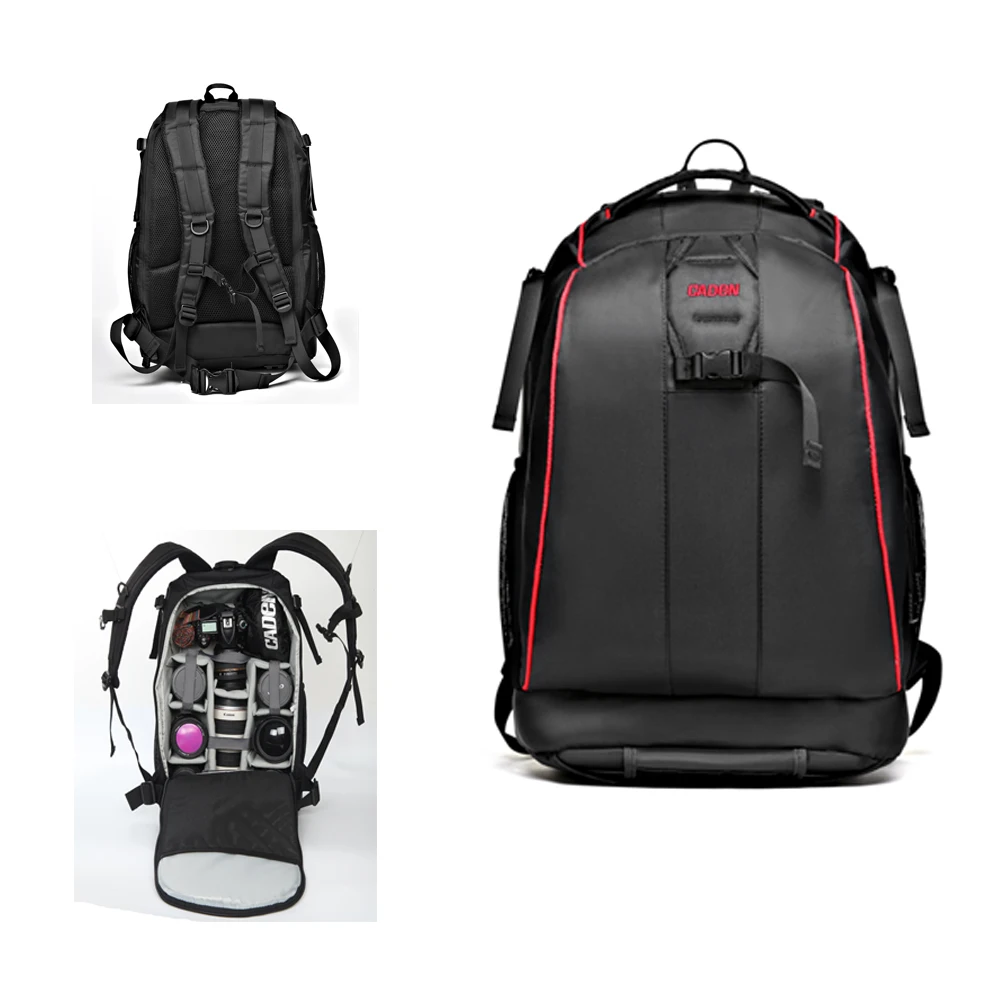 Waterproof Camera Backpack DSLR Camera Bag Soft Shoulders Bag