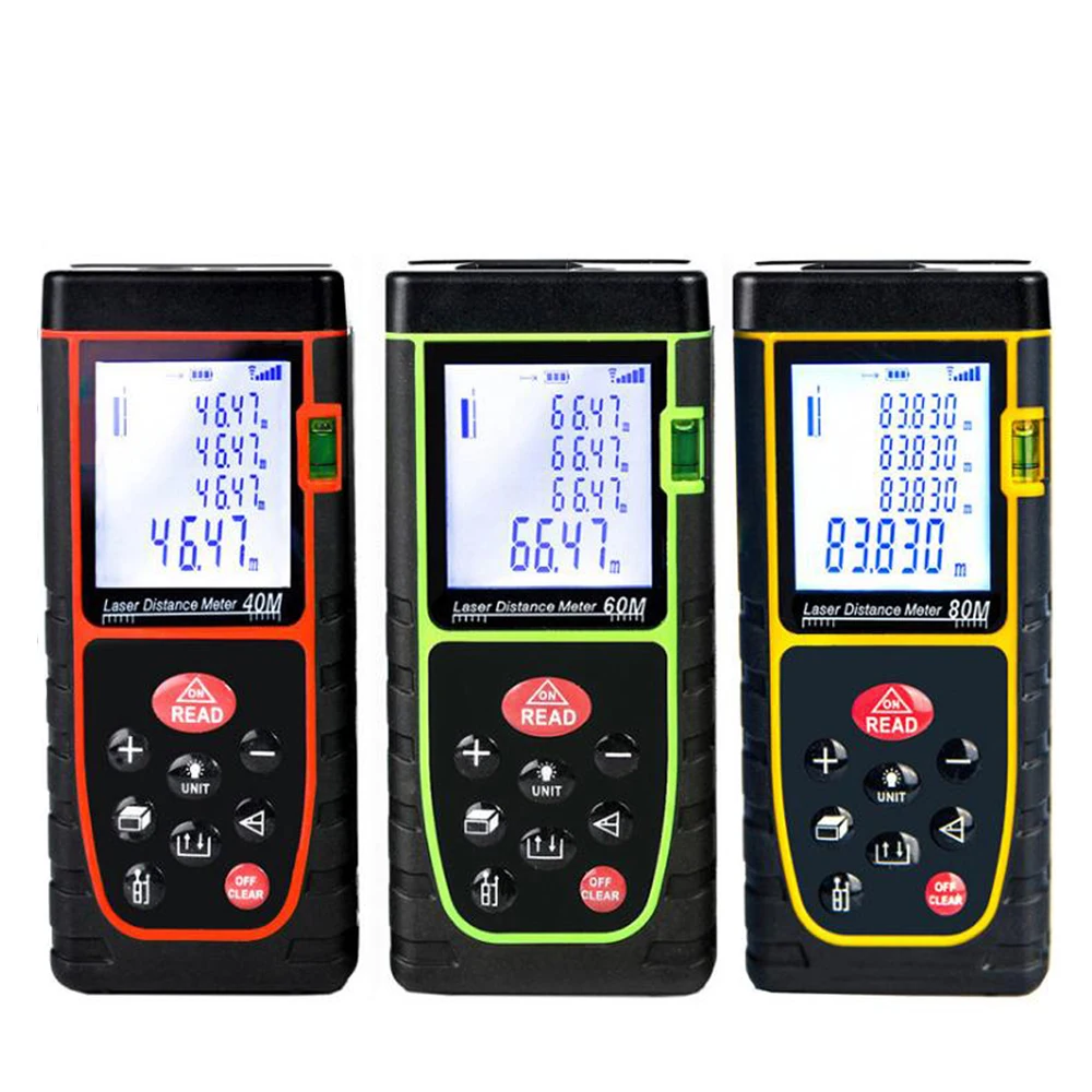 

laser distance meter 40M 60M 80M 100M Laser rangefinder laser tape range finder measure metro tape digital laser meter trena