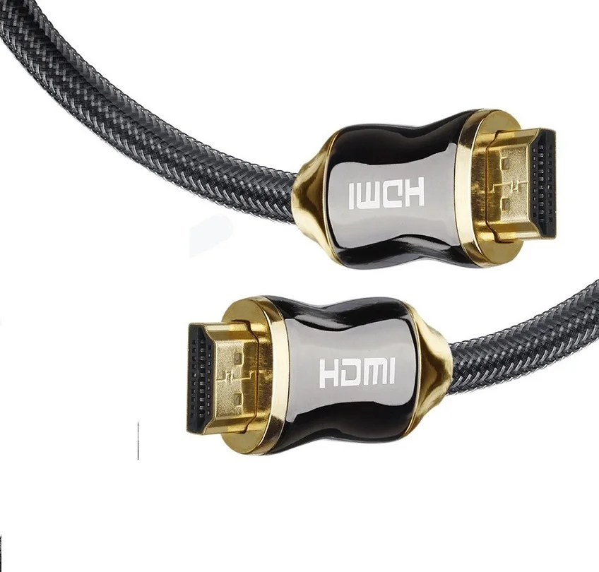 Кабель hdmi металлический чехол 2 0 дюйма 4k * 2k 3D 60FPS кабель для HD TV LCD ноутбуков PS3