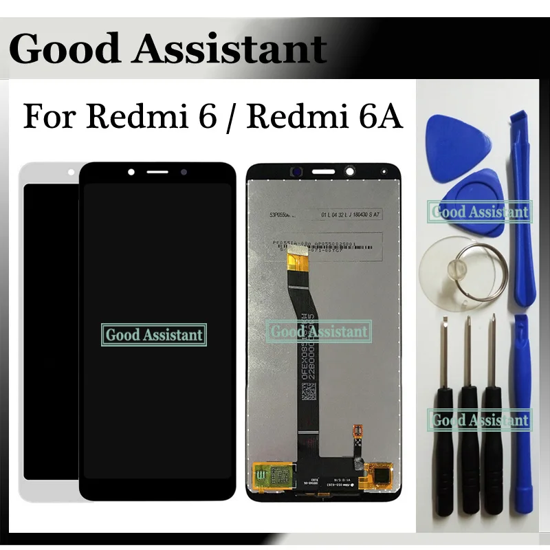 

High Quality NEW For Xiaomi redmi 6A LCD Display + Touch Screen Digitizer Assembly Free Tools For Xiaomi Redmi 6 Global Version