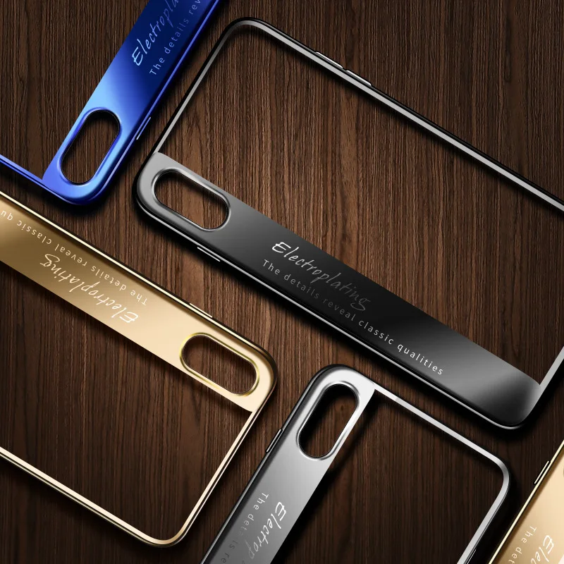 

Soft TPU Fashion Color Plated Creatives Mobile Phone Case Cover For iPhone X/8plus 8 7 6 6S Plus XR XS Max Wholesale Price