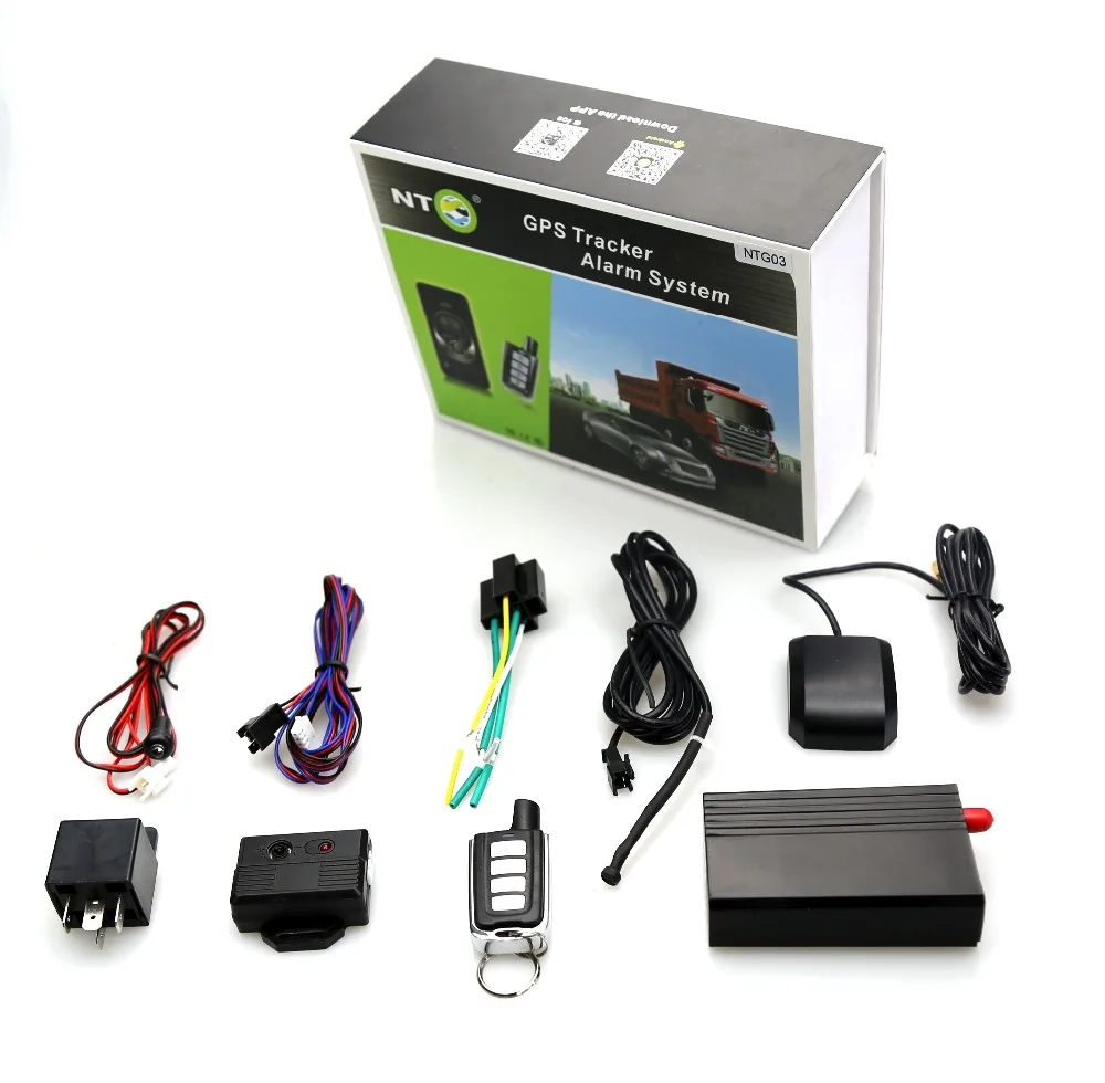 gps tracker car keyless entry system lock/ unlock / vibration alarm/ remote fuel cut by application NTG03