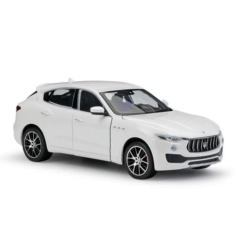 WELLY 1:24 Maserati Levante моделирование сплав модель автомобиля ремесла украшения коллекция игрушка инструменты подарок - Цвет: Белый