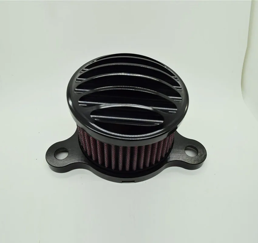 Free shipping Cafe Racer Black Air Cleaner filter Intake Filter for