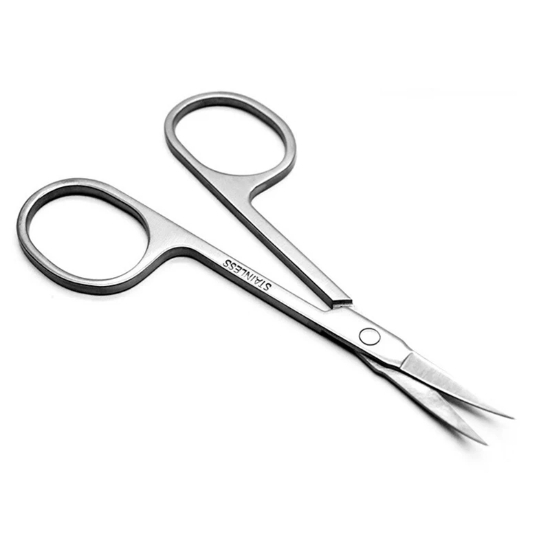 

Dropshipping Stainless Steel Sharp Tip Eyebrow Makeup Scissors Face Hair Trimming Tweezer Scissors Beauty Tool SMJ