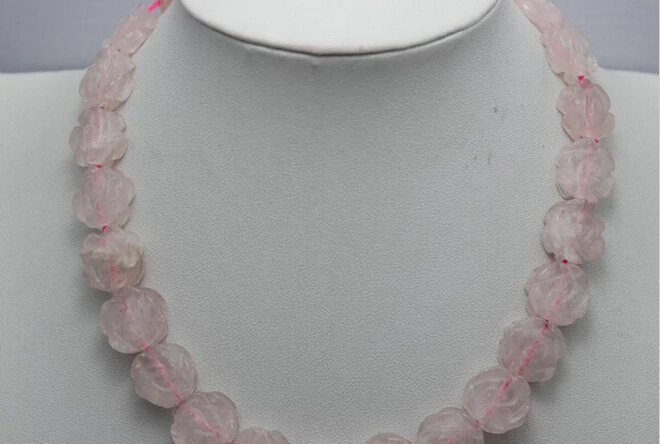 

Hot sell -Pink coin Rose Quartz necklace DIY material 14mm Discount 35% -Bridal jewelry free shipping