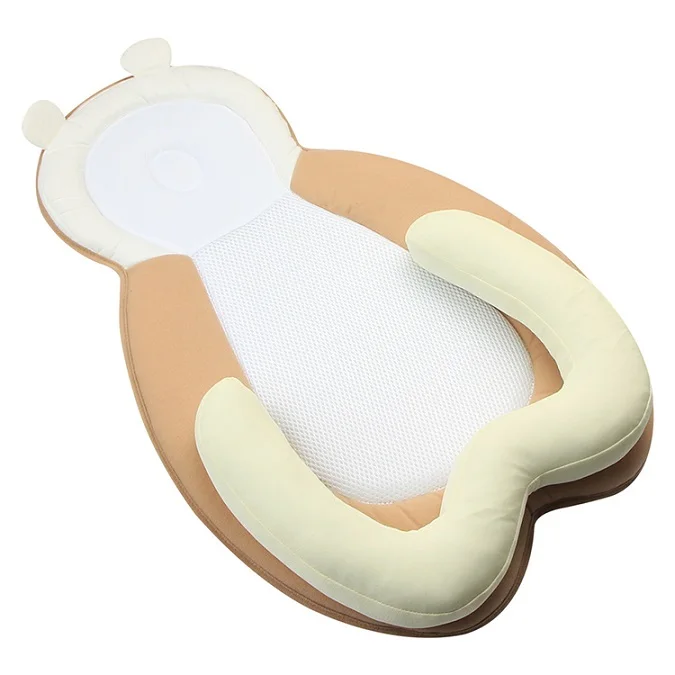 Спальная одежда для новорождённых малышей Защитная Подушка удерживающие подушки для младенческого сна Матрас против скатывания кровать подушка новорожденный позирует матрас U кровать Pad - Цвет: Цвет: желтый