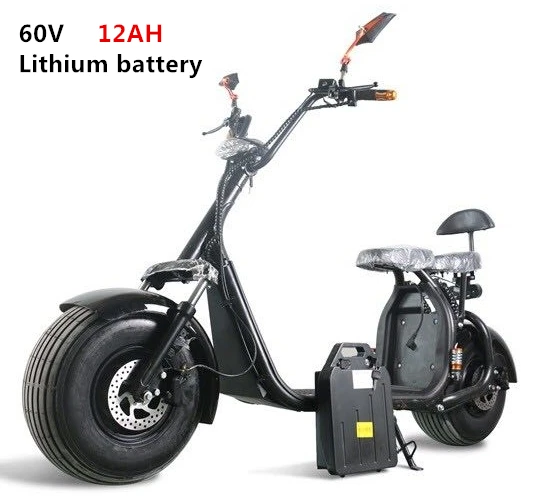 Two-seat With APP Off Road Big Tire Motorcycle Two Wheel 18*9.5inch City Hoverboard Harley Electric Scooter