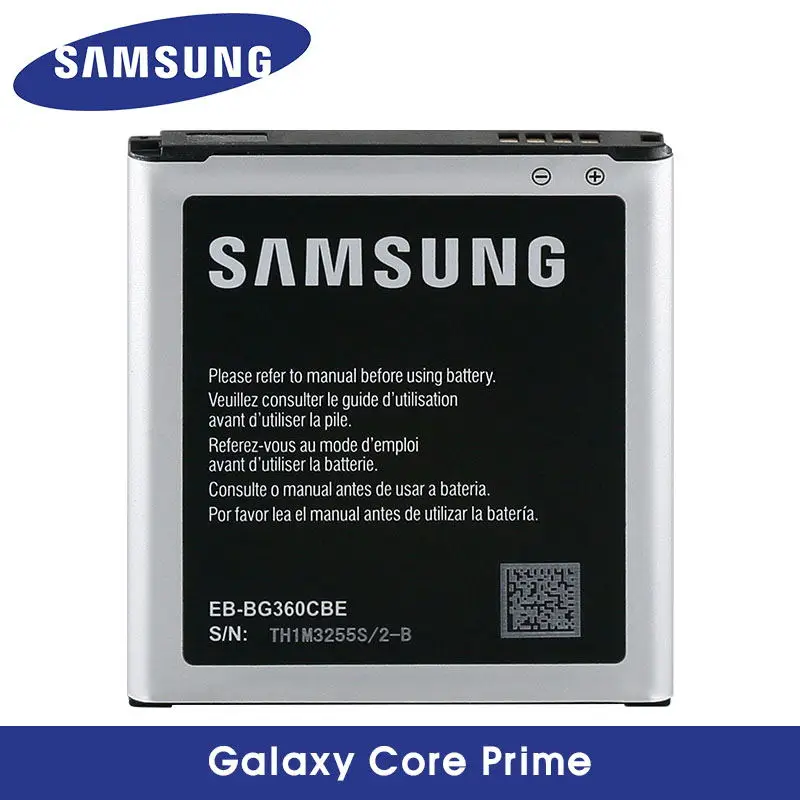 Samsung аккумулятор для Galaxy Core Prime G360 G361 G360V G3608 G360H J2 J200 J2() 2000 мАч EB-BG360BBE без NFC