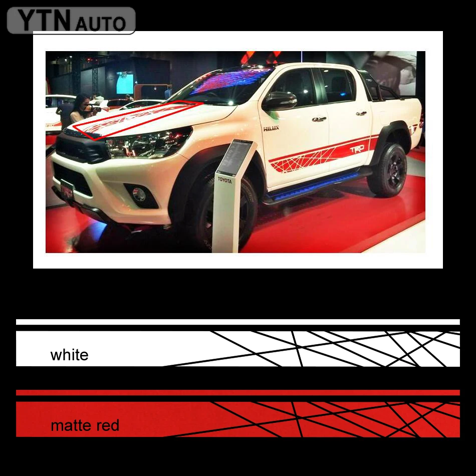Stiker Mobil 1pc Off Jalan 4x4 Decals Hood Stiker Vinil Grafis