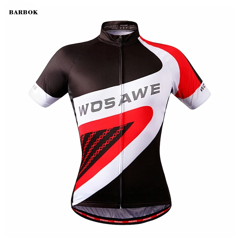 

WOSAWE Cycling Jersey Summer Short Sleeve Racing Cycling Shirts Ropa Ciclismo Mtb Bike Jersey Shirts Running Maillot Ciclismo