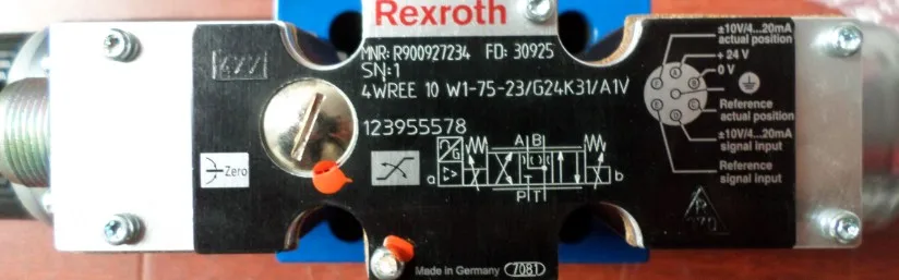 

[ZOB] 4WREE10W1-75-23/G24K31/A1V Germany Rexroth proportional valve genuine real shooting spot