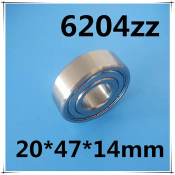 

10pcs 6204ZZ 6204Z 6204-2Z 6204 deep groove ball bearing 20x47x14mm