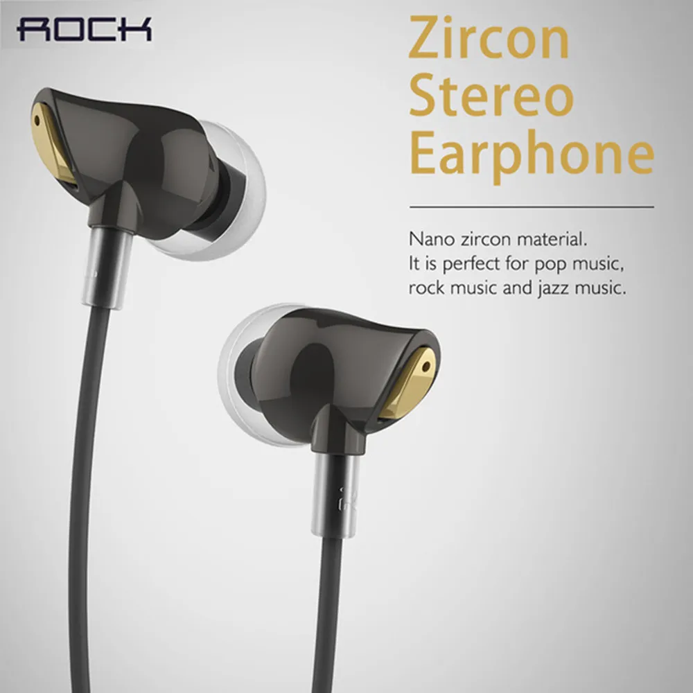 bilder für 100% Original Rock Zirkon Stereo Kopfhörer-kopfhörer Earbuds In-ohr Headset Kopfhörer Mit Micorphone Fernbedienung für Handy PC bilder für 100% Original Rock Zirkon Stereo Kopfhörer-kopfhörer Earbuds In-ohr Headset Kopfhörer Mit Micorphone Fernbedienung für Handy PC