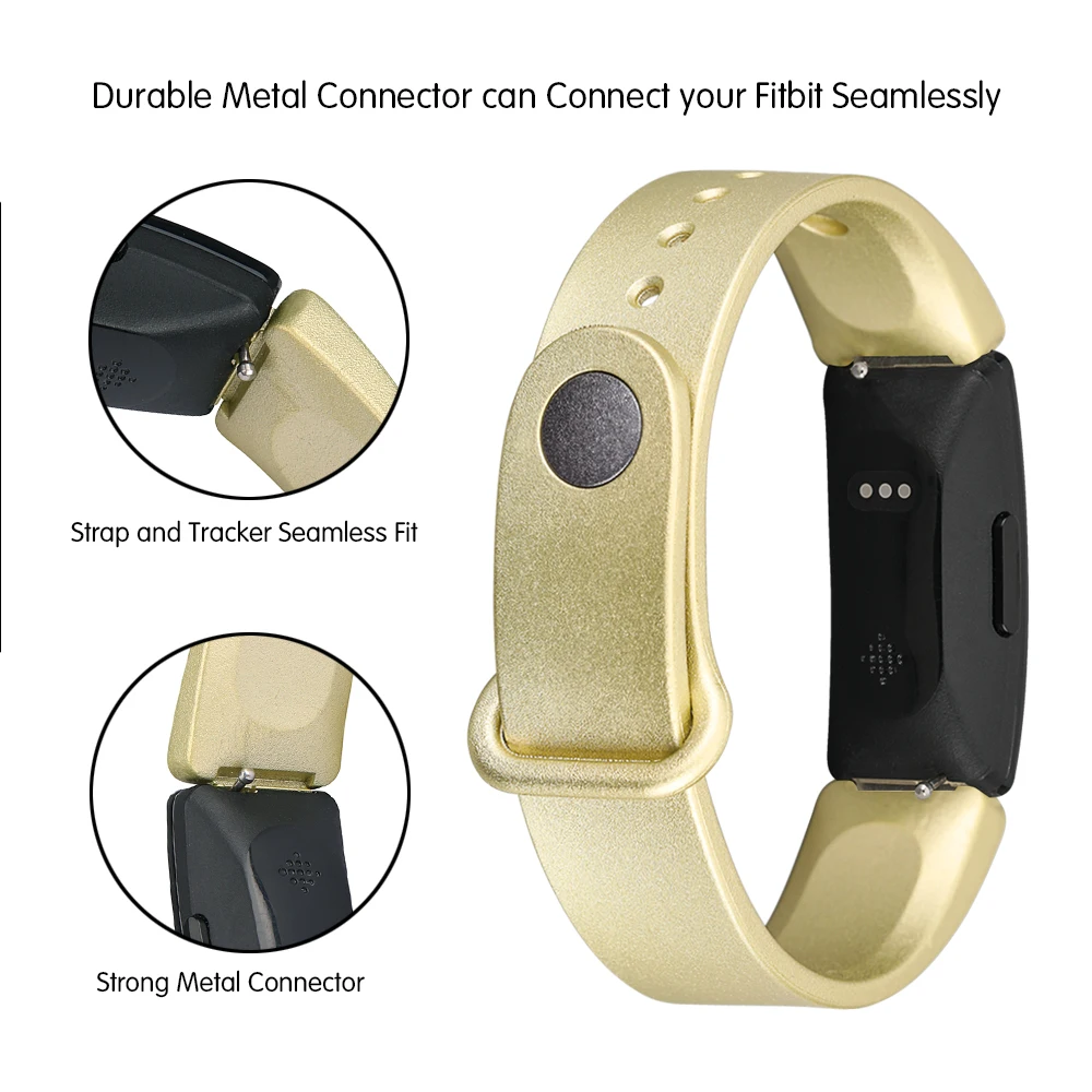 Ремешок для часов Fitbit Inspire HR из розового золота силиконовый ремешок на запястье для Fitbit Inspire/Inspire HR аксессуары для умных часов