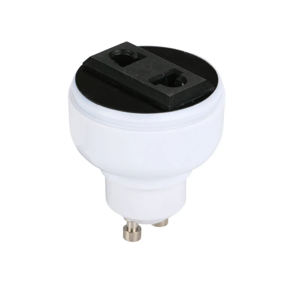 Прочный светильник адаптер GU10 на двухконтактный разъем питания бытовой питания GU10 держатель лампы для ЕС/США штекер